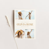 Faire-part avec quatre photos