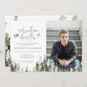 Faire-part Aventure attend la remise de diplômes photo faire- (Devant / Derrière)