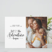 Faire-part Aventure commence nouvelle photo de naissance des (Debout devant)