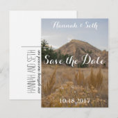 Faire-part Aventure Enregistrer la date Carte postale (Devant / Derrière)