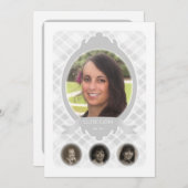 Faire-part avis de décès (Devant / Derrière)