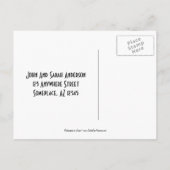 Faire-part Baby Bird Nouvelle adresse Carte postale Nature (Dos)