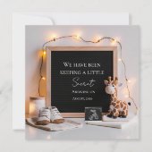 Faire-part  Baby Giraffe Neutral  pregnancy announcement card (Devant)