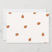 Faire-part Baby shower citrouille Boho Fall (Dos)