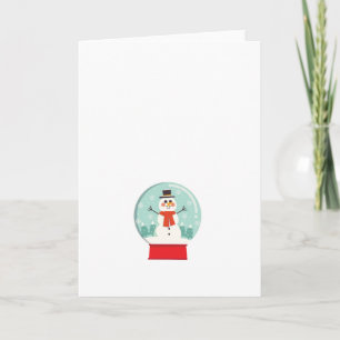 Faire-part Baby shower de grossesse des neiges du Globe des n