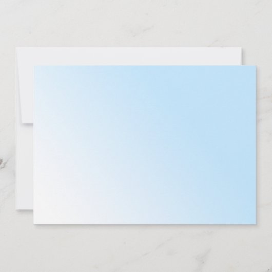 Faire-part Baby Star est né bleu (Dos)