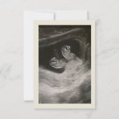 Faire-part Baby Twins (Dos)