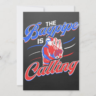 Faire-part Bagpipe Music Player 