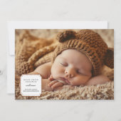 Faire-part Balise Mignée À Partir De La Balise Scratch | 4 Ph (Devant)