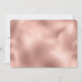 Faire-part Ballons d'or rose 2020 Graduate Photo Graduation (Dos)