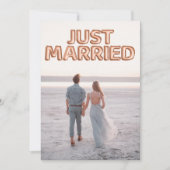 Faire-part Balloons Mariage Rose Gold Photo de Mariage (Devant)