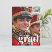 Faire-part Bande du lycée Moderne 2 Photo Graduation (Debout devant)