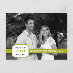 Faire-part Bande Moderne Enregistrer La Carte Postale Date (L