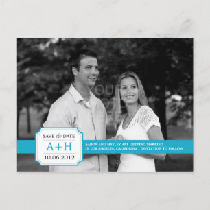 Faire-part Bande Moderne Enregistrer La Carte Postale Date (T