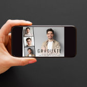 Faire-part Bande Photo Moderne Graduation Simple