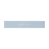 Faire-part Bandeau de mariage inversé DBlue | Amp (Plat)