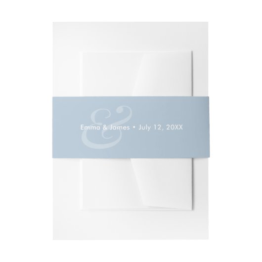 Faire-part Bandeau de mariage inversé DBlue | Amp (Devant example)