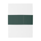 Faire-part Bandeau de ventre de mariage d'invitation (Dos Example)
