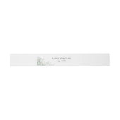 Faire-part Bandeau de ventre de verdure d'eucalyptus (Plat)