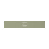 Faire-part Bandeau de ventre d'invitation (Plat)