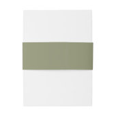 Faire-part Bandeau de ventre d'invitation (Dos Example)
