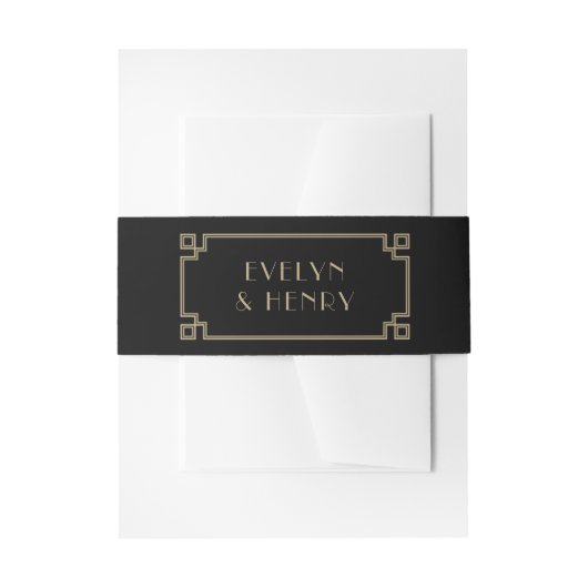 Faire-part Bandeau de ventre d'invitation (Devant example)