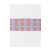 Faire-part Bandeau de ventre d'invitation Daisy (Dos Example)