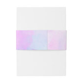 Faire-part Bandeau de ventre d'invitation de mariage (Dos Example)