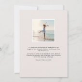 Faire-part Banderole | Diplôme photo (Dos)