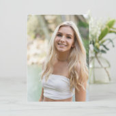 Faire-part BASE de photos pour la graduation de la couche de  (Debout devant)