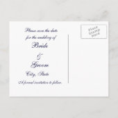 Faire-part Bayou Bliss Enregistrer la carte postale Date (Dos)