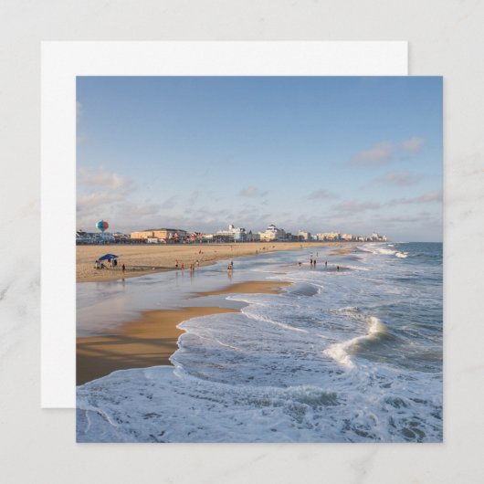 Faire-part Beach at Ocean City (Devant / Derrière)
