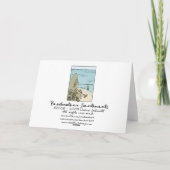 Faire-part Beach Heart (Dos)