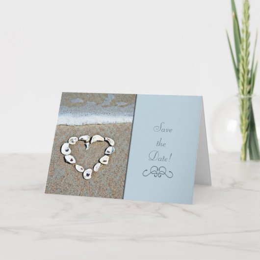 Faire-part Beach Heart (Devant)