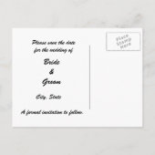 Faire-part Beach Serenity Enregistrer la carte postale Date (Dos)