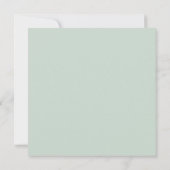 Faire-part Beauté Pure Menthe (Dos)
