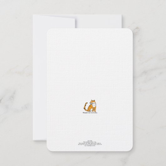 Faire-part bébé (Dos)