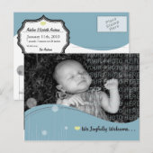 Faire-part bébé (Devant / Derrière)