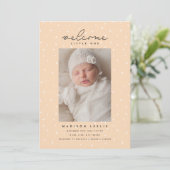 Faire-part BÉBÉ (Debout devant)