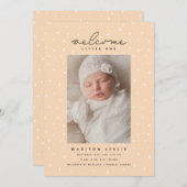 Faire-part BÉBÉ (Devant / Derrière)