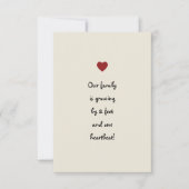 Faire-part bébé (Devant)