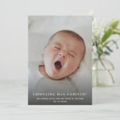 Faire-part Bébé 2 Photo Naissance (Debout devant)
