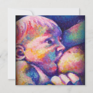 Faire-part Bébé allaité