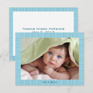 Faire-part Bébé Bleu