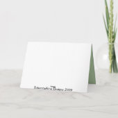 Faire-part bébé étoilé (vert) (Dos)