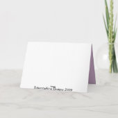 Faire-part bébé étoilé (violet) (Dos)