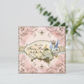 Faire-part Bébé Fille Annouement de naissance - Féerie Prince (Debout devant)