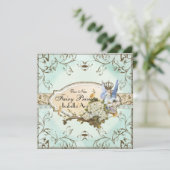 Faire-part Bébé Fille Annouement de naissance - Féerie Prince (Debout devant)