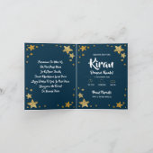 Faire-part Bébé Ganesha dormant sur la lune (Intérieur)