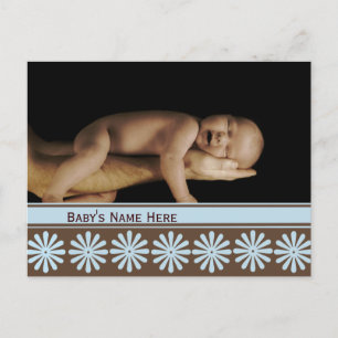 Faire-part bébé garçon